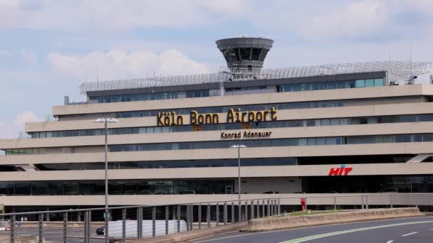 Colonia Aeropuerto Internacional Bonn Cologne Alemania Junio 2021 — Vídeo de stock