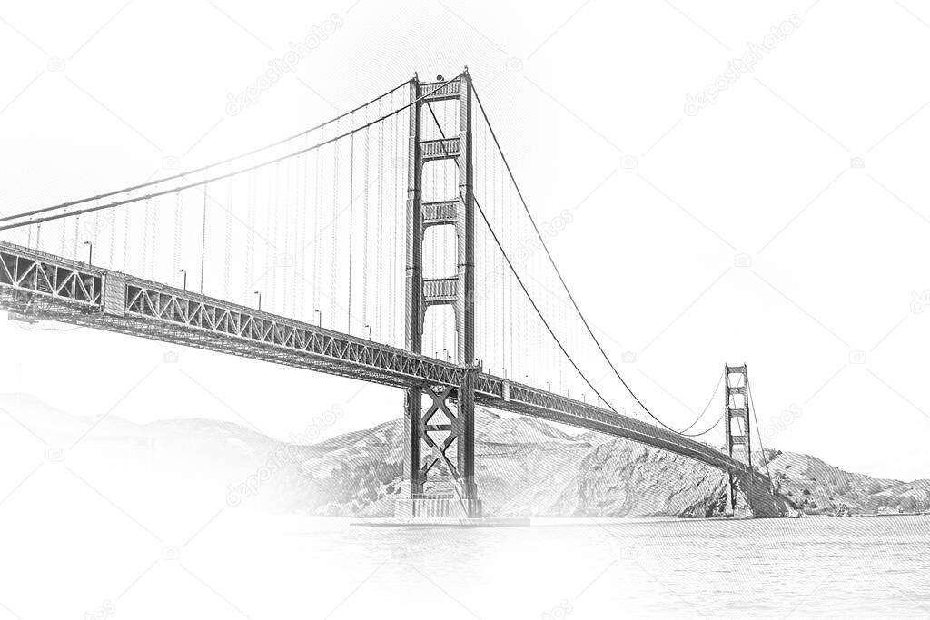Amazing Golden Gate Bridge in San Francisco