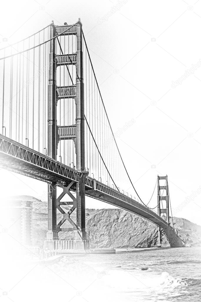 Golden Gate Bridge - view from Fort Point