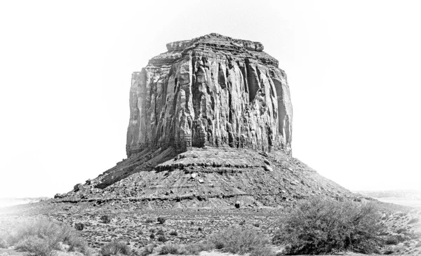 Famoso Monument Valley Desierto Utah Ilustración —  Fotos de Stock