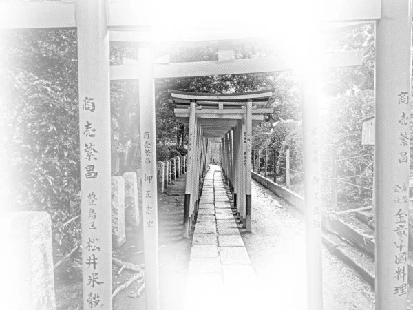 Nezu Jinja Shrine Διάσημο Shinto Shrine Στο Τόκιο Bunkyo — Φωτογραφία Αρχείου