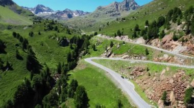 Avusturya Alplerindeki güzel Kaunertal Vadisi - Avusturya 'nın ünlü buzulu