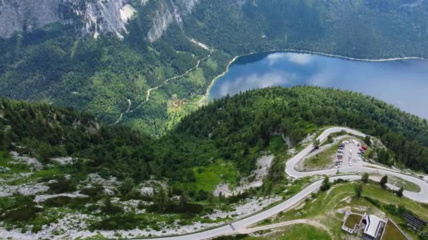 Mount Loser 'daki Avusturya Alpleri' nin muhteşem manzarası. — Stok video