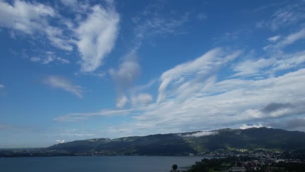 Mooie lucht met wolken voor lucht vervanging — Stockvideo