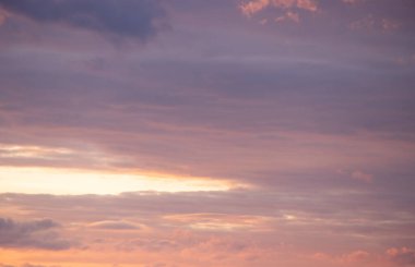 Gökyüzü değişimi için yüksek çözünürlüklü Sunset Sky arkaplanı