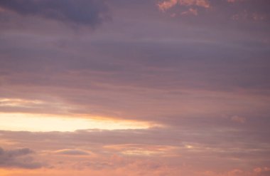 Gökyüzü değişimi için yüksek çözünürlüklü Sunset Sky arkaplanı