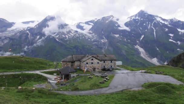 Καταπληκτικό τοπίο γύρω από Grossglockner High Alpine Road στην Αυστρία — Αρχείο Βίντεο