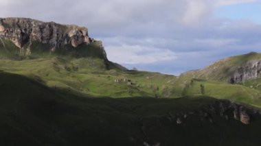 Avusturya 'daki Grossglockner Yüksek Alp Yolu çevresindeki muhteşem manzara
