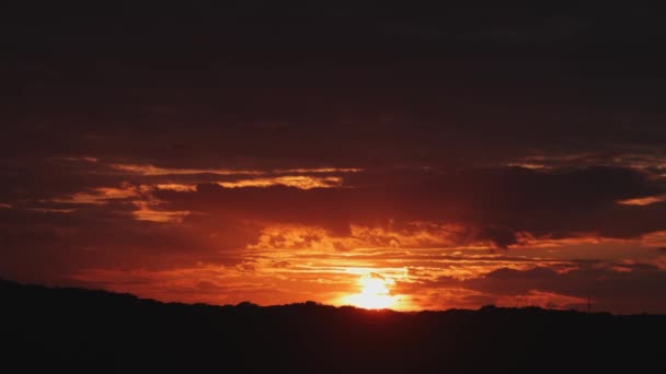 Ciel avec nuages Time-lapse Shot — Video