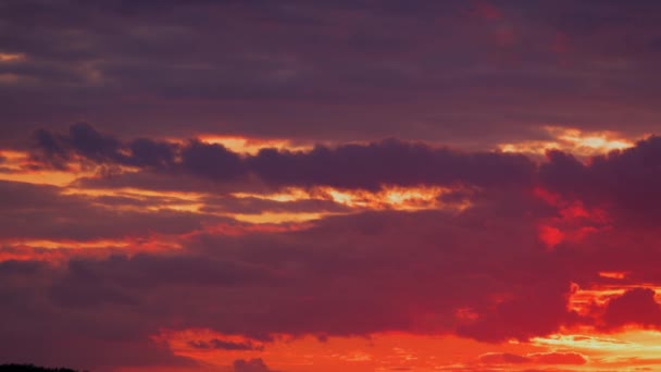 Lucht met wolken Time-lapse Shot — Stockvideo