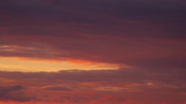 Ουρανός με σύννεφα Time-lapse Shot — Αρχείο Βίντεο