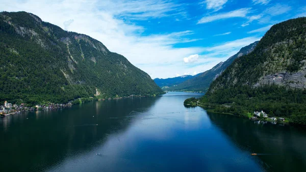 Όμορφη λίμνη Hallstatt στην Αυστρία — Φωτογραφία Αρχείου