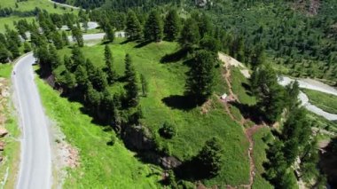 Avusturya Alplerindeki güzel Kaunertal Vadisi - Avusturya 'nın ünlü buzulu