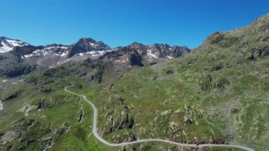 Avusturya Alplerindeki güzel Kaunertal Vadisi - Avusturya 'nın ünlü buzulu