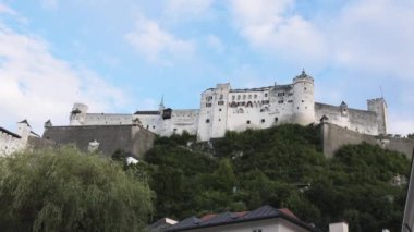 Salzburg Avusturya 'nın Hohensalzburg Kalesi - seyahat fotoğrafçılığı