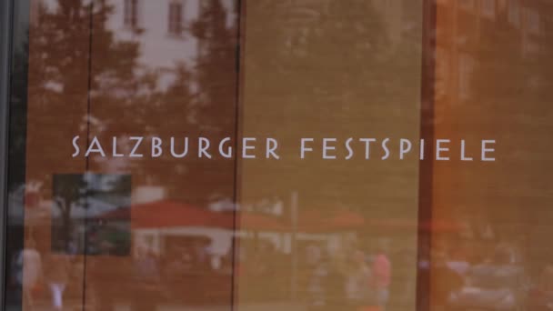 Salcburský Hudební Festival Katedrále Salzburg Rakousko Srpna 2021 — Stock video