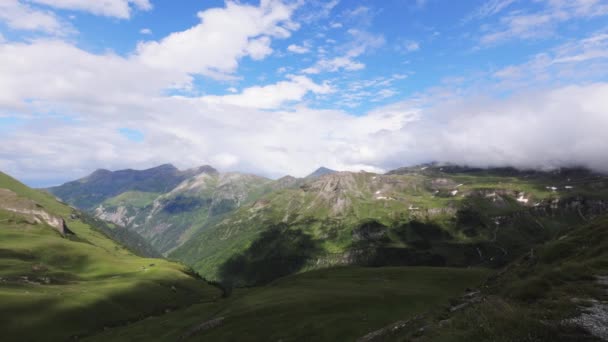 Grossglockner High Alpine Road Austria Travel Photography — Stock Video