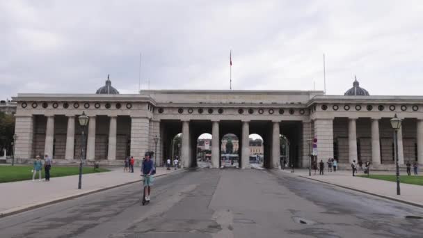 Bécsi Hofburg Császári Palota Város Leghíresebb Látványossága Bécs Ausztria August — Stock videók