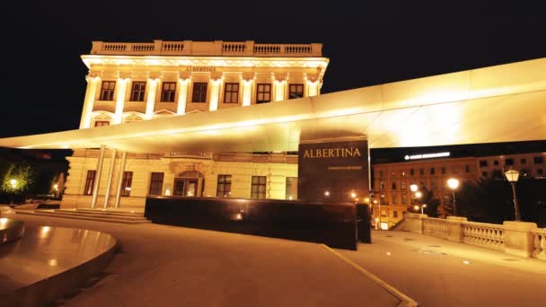 Albertina Museum Wien Wien Österreich August 2021 — Stockvideo