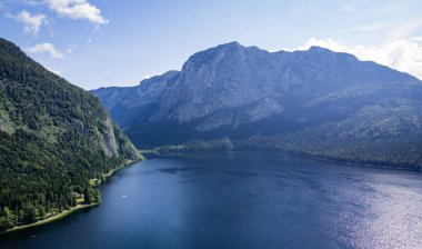Avusturya 'da şaşırtıcı manzara ve tipik manzara - Avusturya Alpleri - seyahat fotoğrafçılığı
