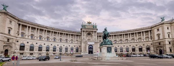Residencia Habsburgo Viena Palacio Imperial Hofburg Monumento Más Famoso Ciudad —  Fotos de Stock