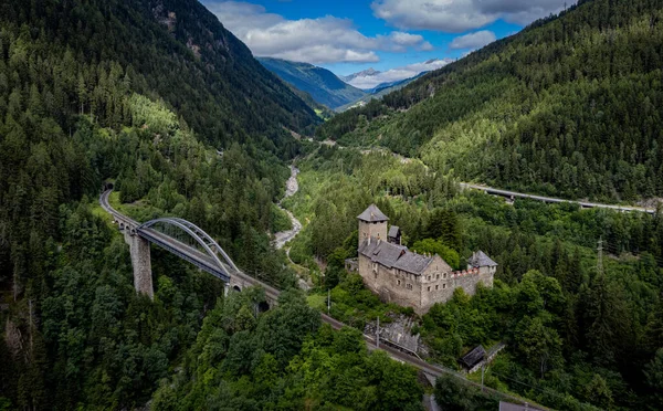 奥地利极好的Kaunertal冰川路 旅行摄影 — 图库照片