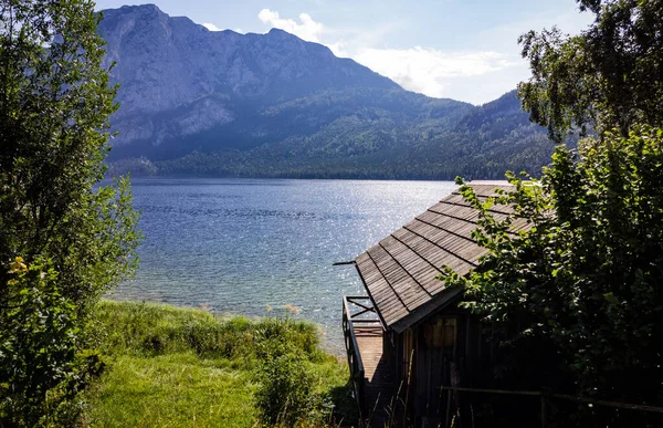Lac Altaussee Autriche Vue Aérienne Photographie Voyage — Photo