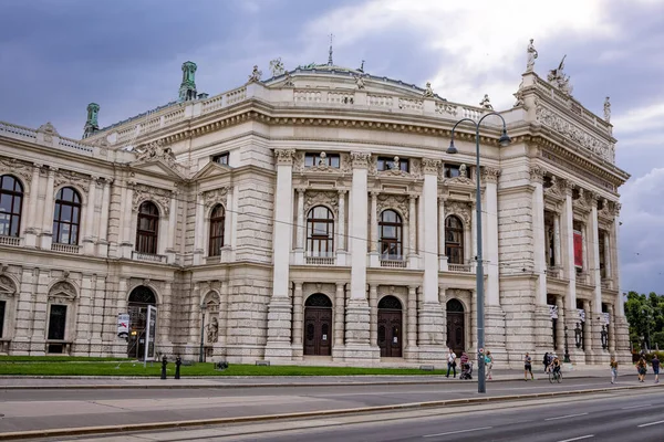Famoso Burgtheater Viena Teatro Nacional Ciudad Viena Austria Agosto 2021 —  Fotos de Stock