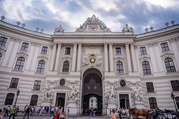 Palazzo Imperiale Vienna Hofburg Punto Riferimento Più Famoso Della Città — Foto Stock