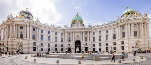 Wiedeński Pałac Cesarski Hofburg Najsłynniejszy Zabytek Miasta Wiedeń Austria Sierpnia — Zdjęcie stockowe