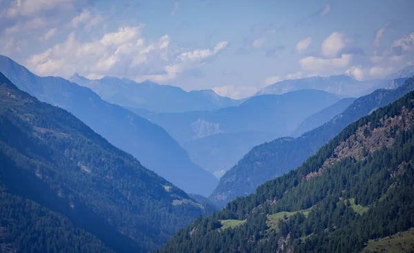 Herrlicher Rundblick Über Die Berge Den Österreichischen Alpen Reisefotos — Stockfoto