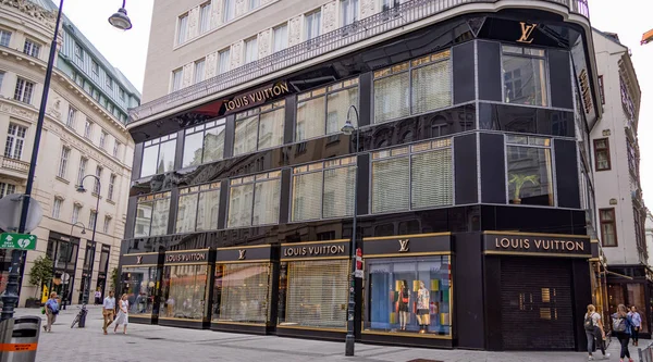 Exklusiver Louis Vuitton Store Wien Wien Österreich August 2021 — Stockfoto