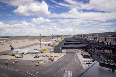 Viyana Havaalanı, Viyana - Viyana, AVUSTRIA - 1 Ağustos 2021