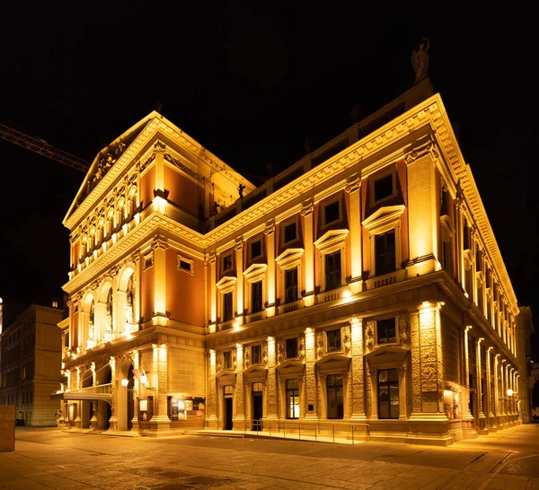 Viena Sala Conciertos Llamada Musikverein Centro Ciudad Viena Austria Agosto — Foto de Stock