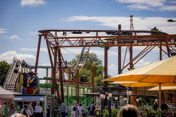 Prater Entertainment Park Stad Wenen Vienna Oostenrijk August 2021 — Stockfoto