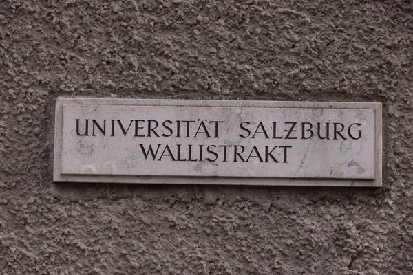 Universidad Salzburgo Wallistrakt Casco Antiguo Fotografía Viajes — Foto de Stock