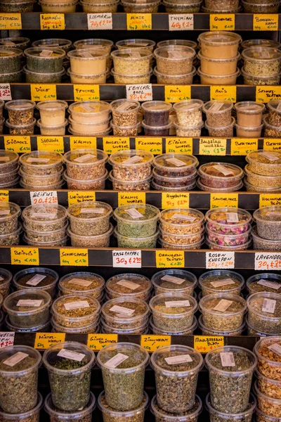 Épices Marché Connu Vienne Appelé Naschmarkt Vienne Autriche 1Er Août — Photo