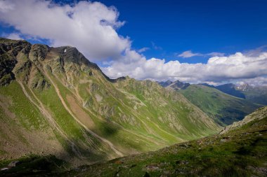 Avusturya 'da şaşırtıcı manzara ve tipik manzara - Avusturya Alpleri - seyahat fotoğrafçılığı