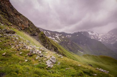 Avusturya 'da şaşırtıcı manzara ve tipik manzara - Avusturya Alpleri - seyahat fotoğrafçılığı