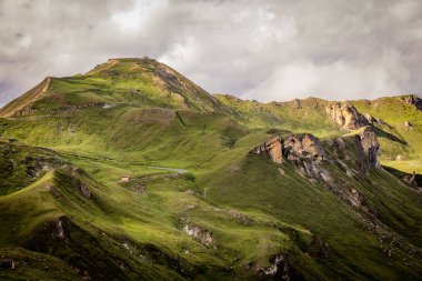 Avusturya 'daki Grossglockner High Alpine Yolu çevresindeki muhteşem manzara - seyahat fotoğrafçılığı