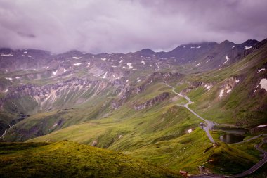 Avusturya 'da şaşırtıcı manzara ve tipik manzara - Avusturya Alpleri - seyahat fotoğrafçılığı