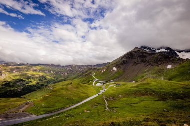 Avusturya 'daki Grossglockner Yüksek Alp Yolu - seyahat fotoğrafçılığı