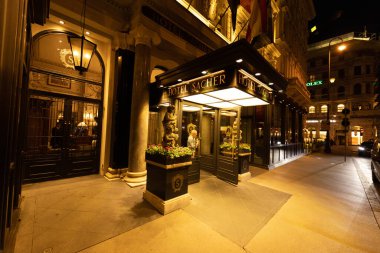 Viyana 'da Seçkin Otel Sacher - Vienna, AUSTRIA - 1 Ağustos 2021