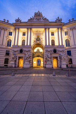 Viyana Hofburg Sarayı - şehrin en ünlü simgesi - seyahat fotoğrafçılığı