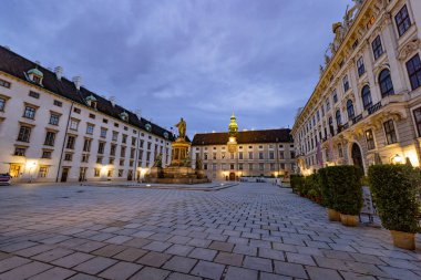 Viyana Hofburg Sarayı - şehrin en ünlü simgesi - seyahat fotoğrafçılığı