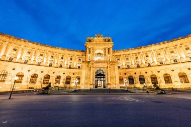 Viyana Hofburg Sarayı - şehrin en ünlü simgesi - seyahat fotoğrafçılığı