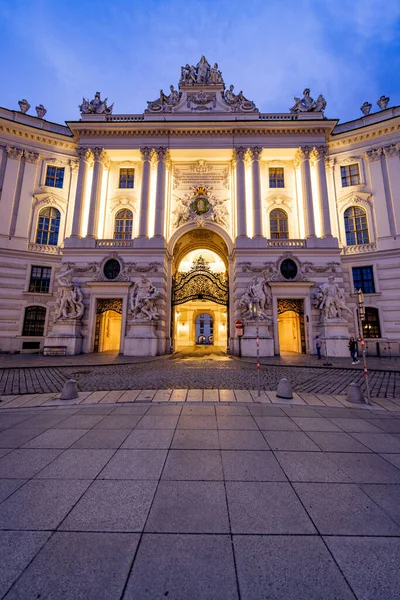 Palácio Viena Hofburg Marco Mais Famoso Cidade Viagens — Fotografia de Stock