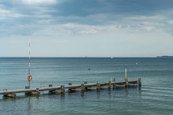 Pier Baltic Sea Travemunde Germany Lubeck Germany May 2021 — Stock Photo, Image