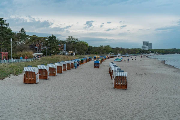 Timmendorf Beach Baltic Sea Lubeck Germany May 2021 — Stock Photo, Image