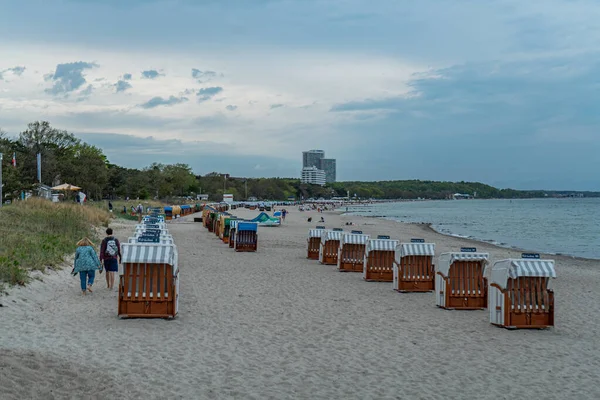 Timmendorf Beach Baltic Sea Lubeck Germany May 2021 — Stock Photo, Image